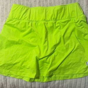 Neon Green Tennis Skirt